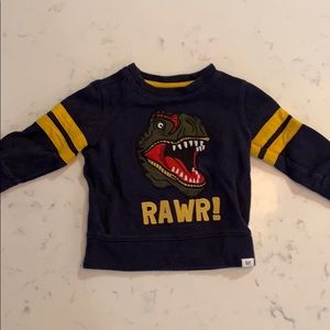 Gap sweatshirt with dinosaur